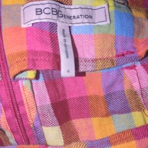 BCBGeneration Kids Colorful Plaid Shorts